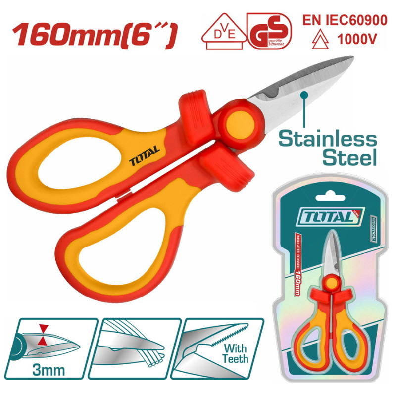 TOTAL ΨΑΛΙΔΙ ΗΛΕΚΤΡΟΛΟΓΟΥ 160mm 1000V VDE (THISS1601)