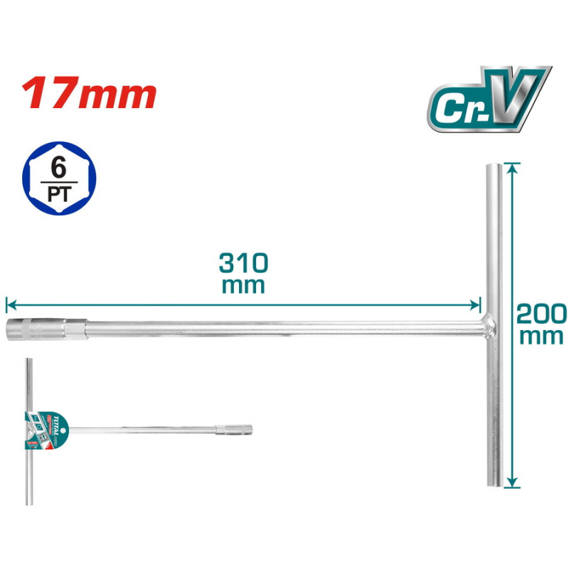 TOTAL ΕΠΑΓΓΕΛΜΑΤΙΚΟ ΤΑΦ ΙΣΙΟ 17mm (THTSW1706)