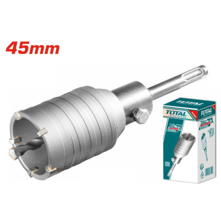 TOTAL ΔΙΑΜΑΝΤΟΚΟΡΩΝΑ ΜΠΕΤΟΥ SDS - PLUS 45mm (TAC430451)