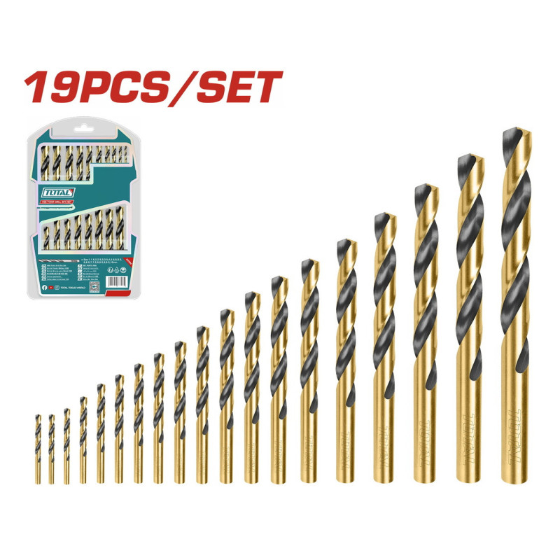 TOTAL ΣΕΤ ΤΡΥΠΑΝΙΑ HSS 19ΤΕΜ (TAKSDB9195)