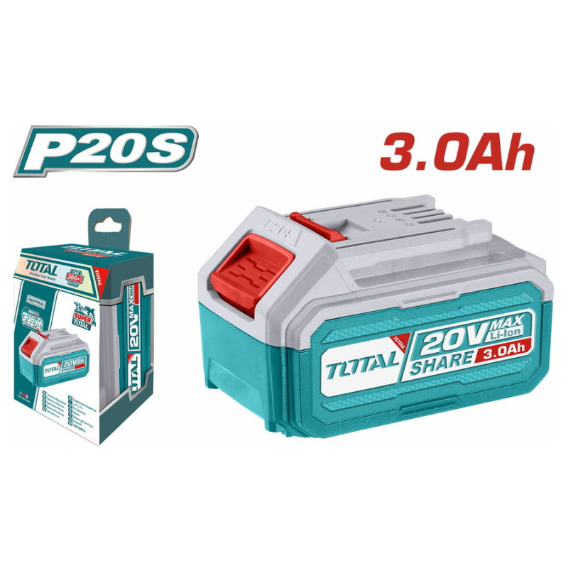 TOTAL ΜΠΑΤΑΡΙΑ Li-ion 20V / 3Ah (TFBLI2030)