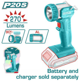 TOTAL ΕΠΑΓΓ. ΦΑΚΟΣ ΜΠΑΤ. Li-ion 20V / 5W ΧΩΡΙΣ ΜΠΑΤΑΡΙΑ & ΦΟΡΤΙΣΤΗ (TWLI2038)