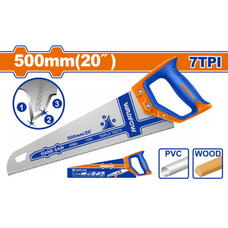WADFOW ΣΕΓΑΤΣΑ ΞΥΛΟΥ & PVC 500mm (WHW8G20)