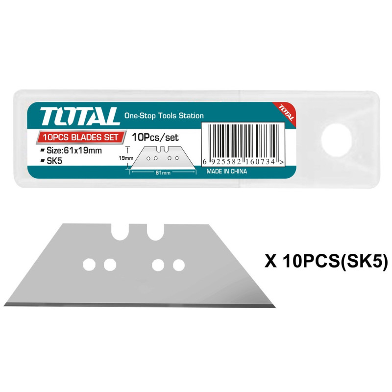 TOTAL ΑΝΤΑΛΛΑΚΤΙΚΗ ΛΕΠΙΔΑ 19mm 10ΤΕΜ (THT519611)