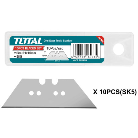 TOTAL ΑΝΤΑΛΛΑΚΤΙΚΗ ΛΕΠΙΔΑ 19mm 10ΤΕΜ (THT519611)