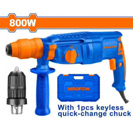 WADFOW ΠΙΣΤΟΛΕΤΟ ΠΕΡΙΣΤΡ. SDS-PLUS 800W ΜΕ ΤΑΧΥΤΣΟΚ (WRH1D26-2)