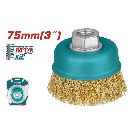 TOTAL ΣΥΡΜΑΤΟΒΟΥΡΤΣΑ ΓΩΝΙΑΚΟΥ ΤΡΟΧΟΥ 75mm (TAC31031)