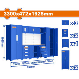 WADFOW ΣΕΤ ΑΡΘΡΩΤΕΣ ΝΤΟΥΛΑΠΕΣ ΣΥΝΕΡΓΕΙΟΥ 8ΤΕΜ (WCS3A08)