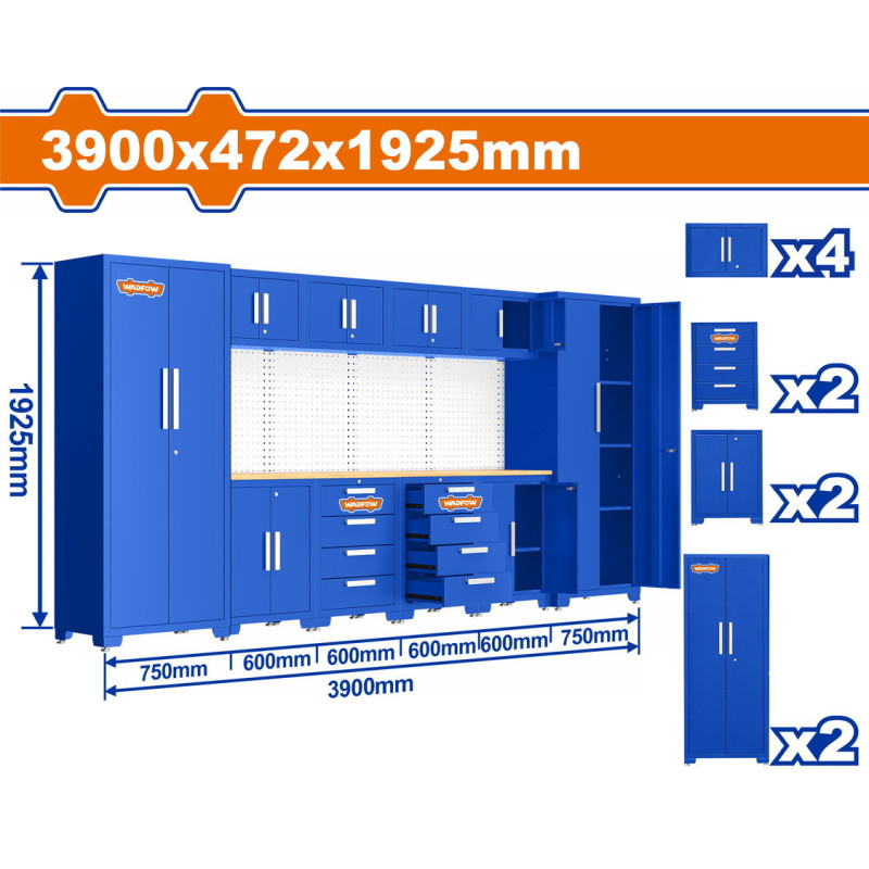 WADFOW ΣΕΤ ΑΡΘΡΩΤΕΣ ΝΤΟΥΛΑΠΕΣ ΣΥΝΕΡΓΕΙΟΥ 10ΤΕΜ (WCS3A10)