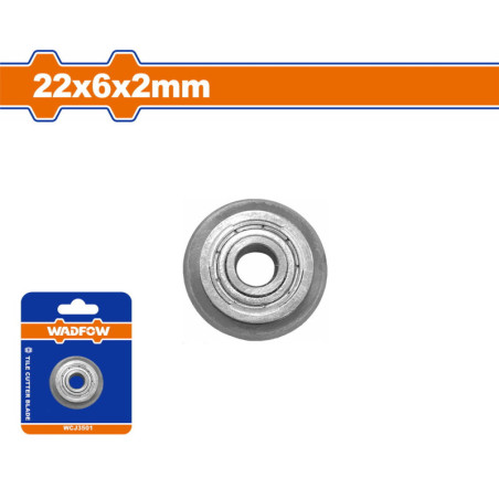 WADFOW ΑΝΤΑΛ/ΚΟ ΜΑΧΑΙΡΙ Φ-22 Χ 6 Χ 2mm ΓΙΑ ΚΟΦΤΕΣ ΠΛΑΚΙΔΙΩΝ WTR1508 / WTR1510 / WTR1512 / WTR2512 / WTR3516 (WCJ3501)