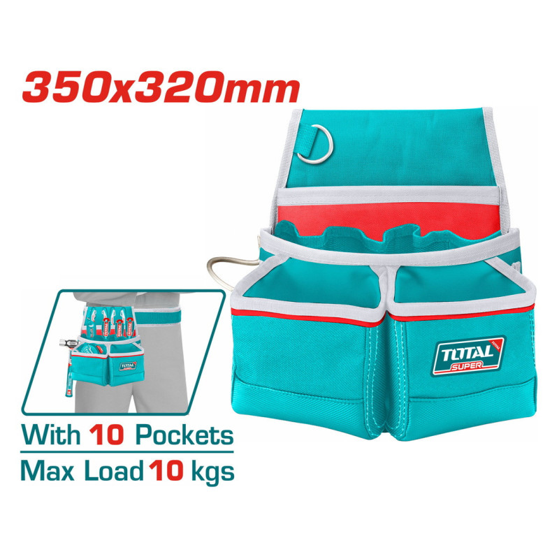 TOTAL ΘΗΚΗ ΕΡΓΑΛΕΙΩΝ ΜΟΝΗ 350X320mm (THT16P10125)