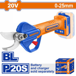 WADFOW ΨΑΛΙΔΙ ΚΛΑΔΕΜΑΤΟΣ 25mm ΜΠΑΤ. Li-ion 20V ΧΩΡΙΣ ΜΠΑΤΑΡΙΑ & ΦΟΡΤΙΣΤΗ (WJFP525)