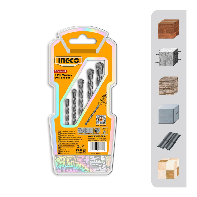 Διαμαντοτρύπανα 4-10mm Σετ 5 τεμ.