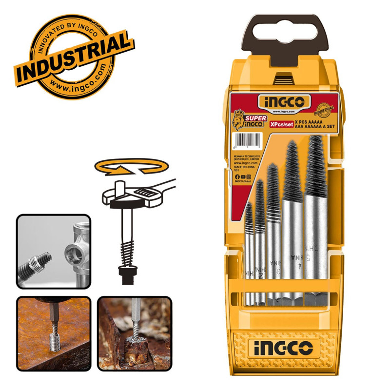 Εξωλκείς Βιδών 3-18mm Σετ 5 τεμ.