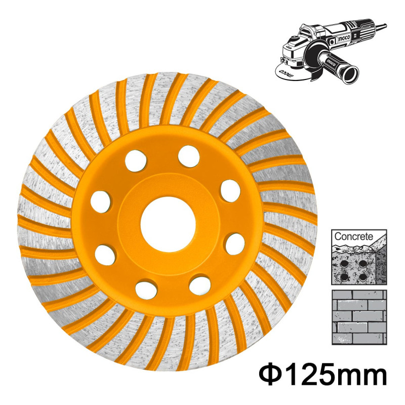 Δίσκος Λείανσης Δομικών Υλικών 125mm