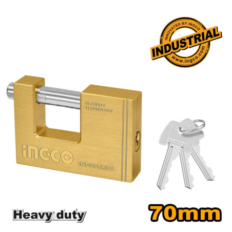 Λουκέτο Τάκος Ορειχάλκινο Βαρέος Τύπου 70mm