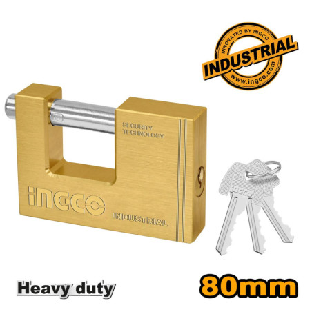 Λουκέτο Τάκος Ορειχάλκινο Βαρέος Τύπου 80mm