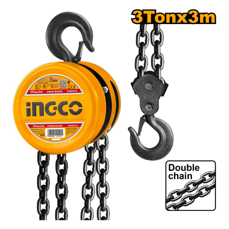 Παλάγκο Αλυσίδας -  Γερανάκι 3 Ton