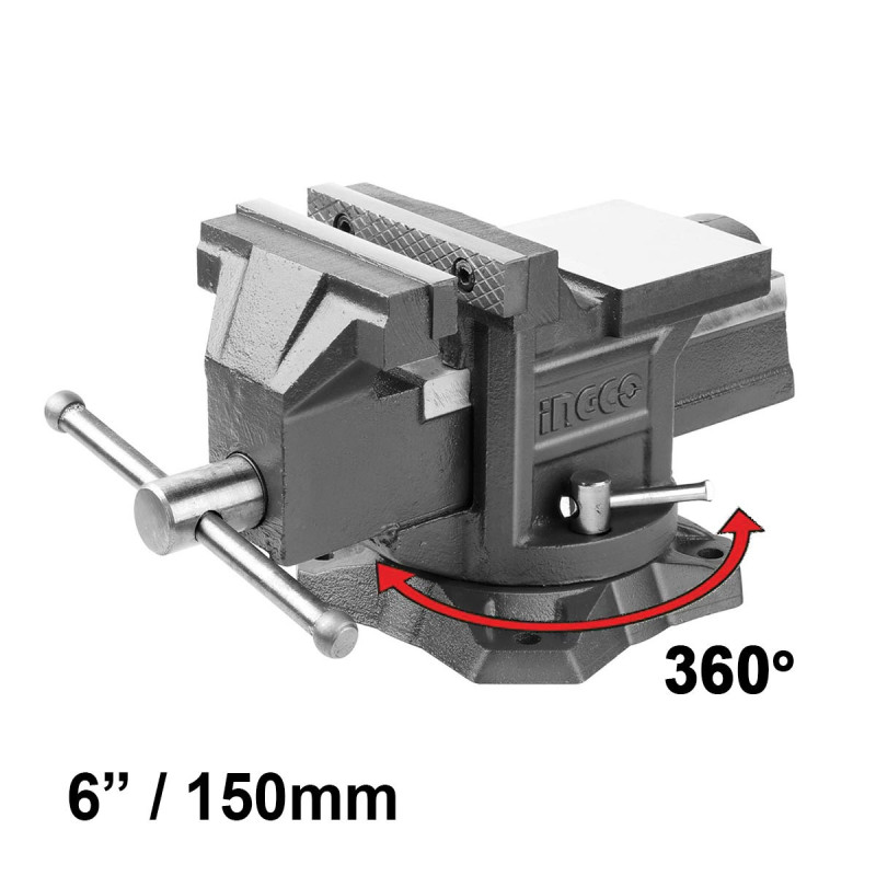 Μέγγενη Πάγκου 6" Περιστρεφόμενη βάση 360°