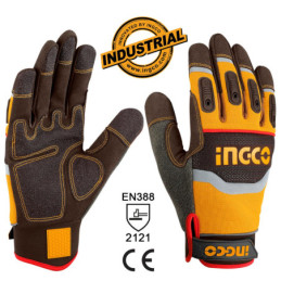 Γάντια Μηχανικών με Ενισχυμένη Επένδυση XL