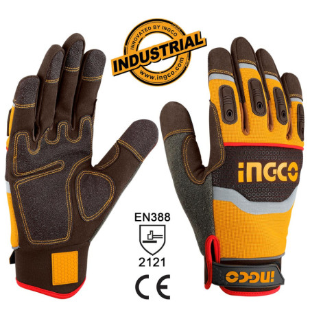 Γάντια Μηχανικών με Ενισχυμένη Επένδυση XL
