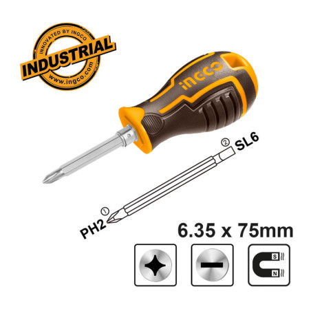 Κατσαβίδι Νάνος Διπλό 2 σε 1