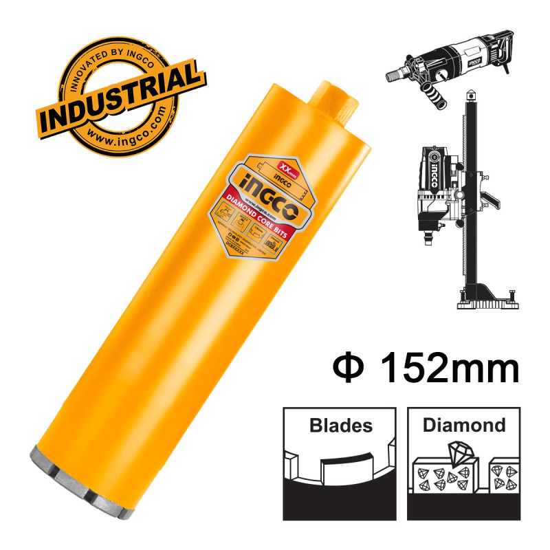 Διαμαντοκορώνα Μπετού Kαροτιέρας 152mm