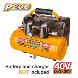 Αεροσυμπιεστής Αυτοκινήτου Μπαταρίας 2x20V Li-Ion SOLO