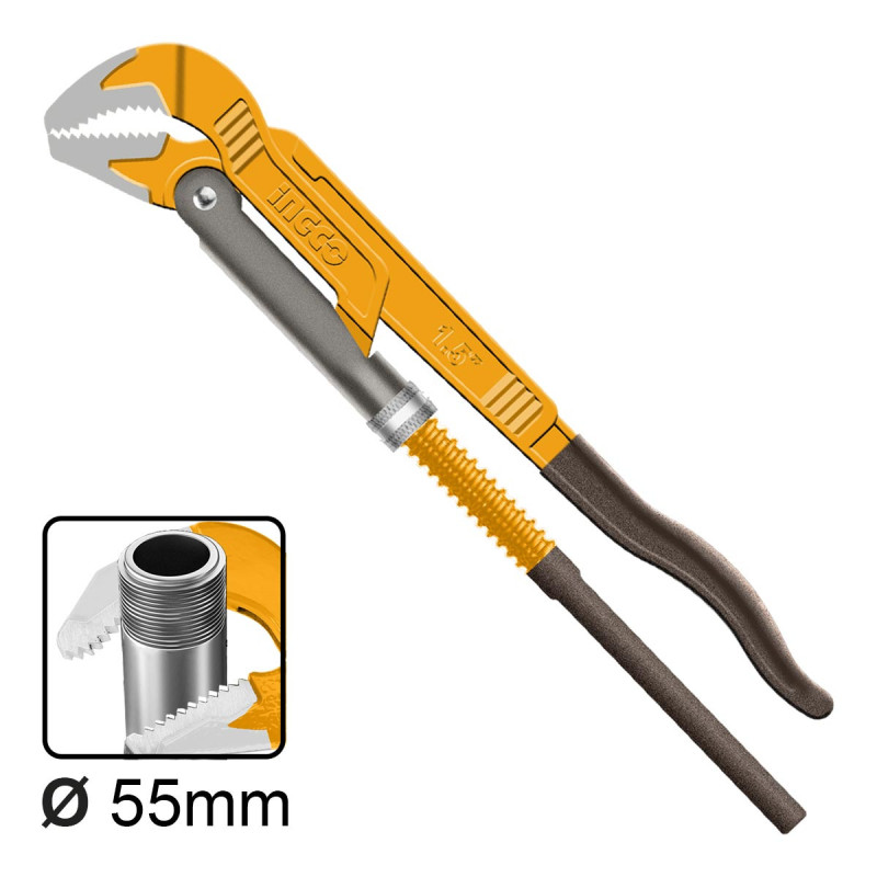 Τσιμπίδα υδραυλικών 45° Βαριάς Χρήσης 1.5"