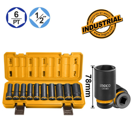 Καρυδάκια Μακρυά Αέρος 1/2"  Σετ 10 τεμ.