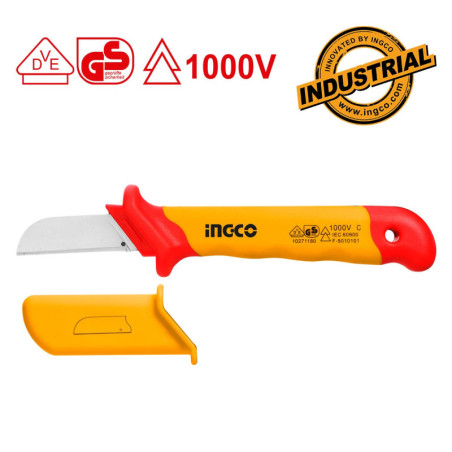 Μαχαίρι Απογυμνωτής Καλωδίων Ηλεκτρολόγου VDE με Ίσια Λάμα