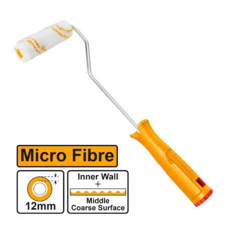 Ρολό Βαφής Μίνι  4" με Ύψος Ινών 12mm