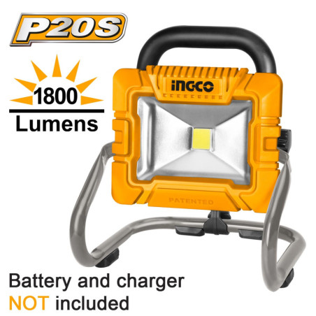 Προβολέας Μπαταρίας 20V Li-lon SOLO 900-1800 lumen