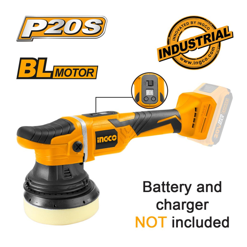 Στιλβωτής - Αλοιφαδόρος Μπαταρίας 20V Li-Ion SOLO Φ 125mm