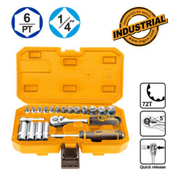 Κασετίνα Καρυδάκια 1/4" Σετ 20 τεμ.