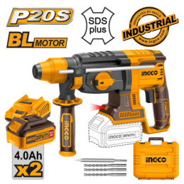 Πιστολέτο Περιστροφικό Κρουστικό Σκαπτικό Μπαταρίας 20V Li-Ion 2.5J