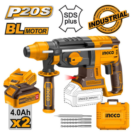 Πιστολέτο Περιστροφικό Κρουστικό Σκαπτικό Μπαταρίας 20V Li-Ion 2.5J