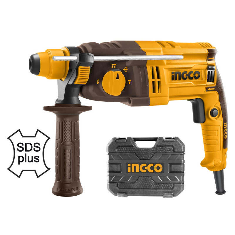 Ηλεκτρικό Πιστολέτο Περιστροφικό Κρουστικό 650W SDS Plus 2.87 kg