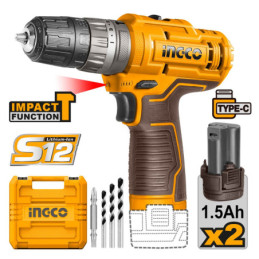 Κρουστικό Δραπανοκατσάβιδο Μπαταρίας 12V Li-Ion 20Nm