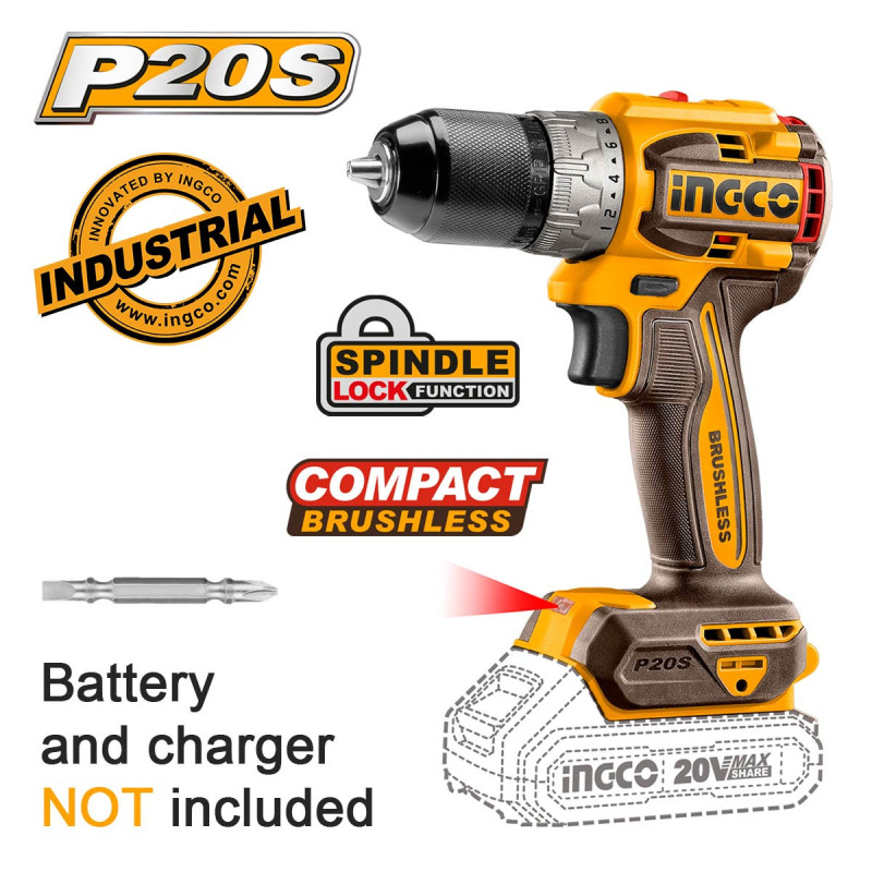 Δραπανοκατσάβιδο Μπαταρίας 20V Li-Ion SOLO 60Nm