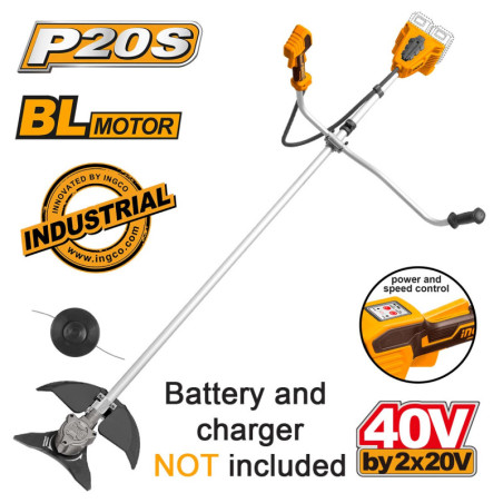 Θαμνοκοπτικό Μηχάνημα Μπαταρίας 2x20V Li-Ion SOLO