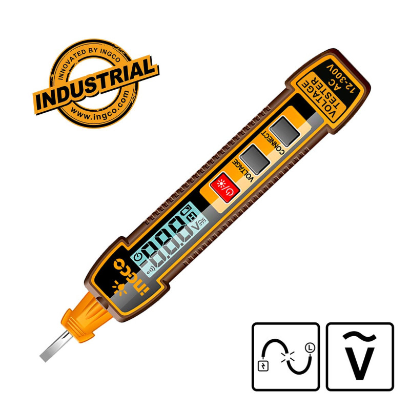 Ανιχνευτής Τάσης με Εύρος Μέτρησης AC 12 - 300V