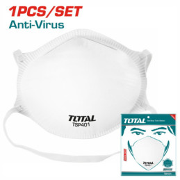 TOTAL ΜΑΣΚΑ ΠΡΟΣΤΑΣΙΑΣ 1 ΧΡΗΣΗΣ FFP2 (TSP401)