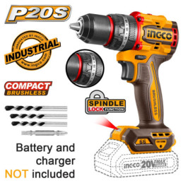 Κρουστικό Δραπανοκατσάβιδο Compact Μπαταρίας 20V Li-Ion SOLO 66Nm