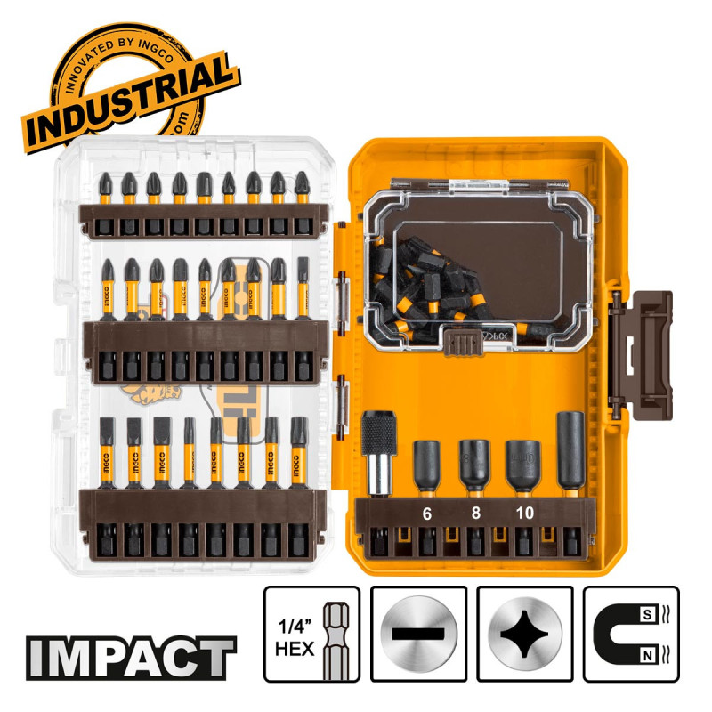 Μύτες Impact Σετ 51 τεμ. 1/4" HEX