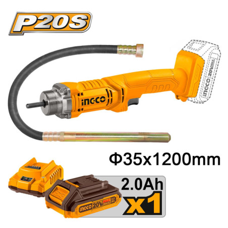 Δονητής Μπετού Μπαταρίας 20V Li-Ion