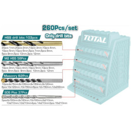 TOTAL ΕΚΘΕΤΗΡΙΟ ΤΡΥΠΑΝΙΩΝ 260ΤΕΜ (TAKD2608M-1)