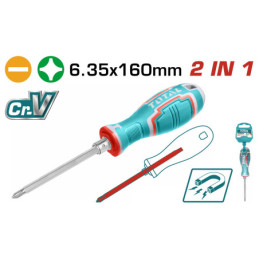 TOTAL ΚΑΤΣΑΒΙΔΙ ΜΑΓΝ. ΔΙΠΛΟ PH2 + SL6.3 X 160 (THT250206)