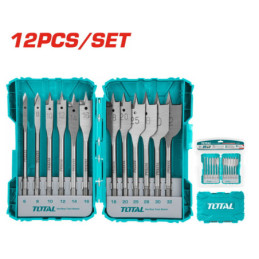 TOTAL ΣΕΤ ΤΡΥΠΑΝΙΑ ΦΤΕΡΟΥ ΞΥΛΟΥ 12ΤΕΜ (TACSDL1201)