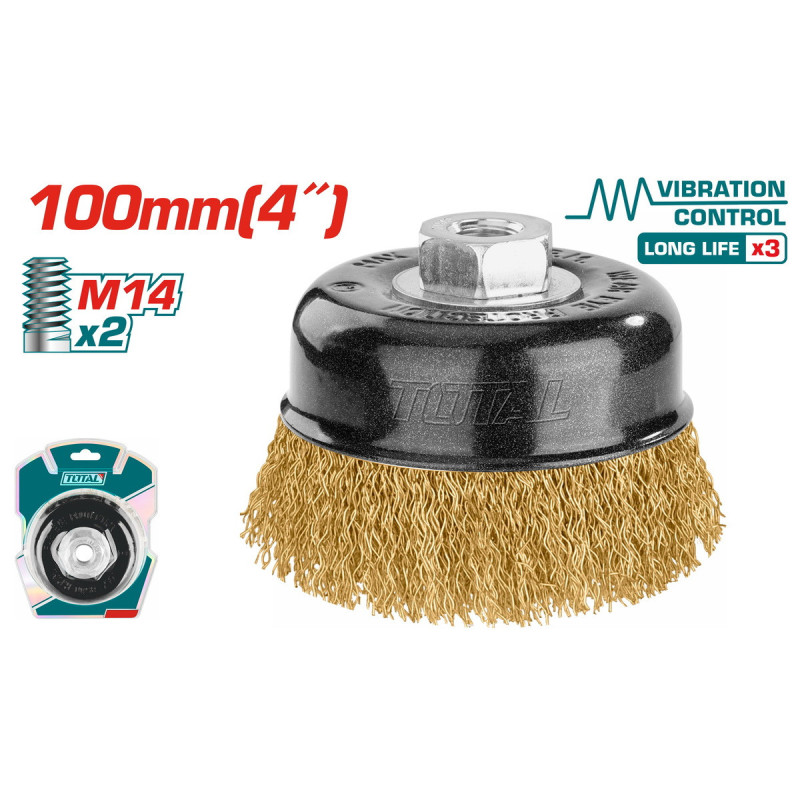 TOTAL ΕΠΑΓΓΕΛΜΑΤΙΚΗ ΣΥΡΜ/ΡΤΣΑ ΤΡΟΧΟΥ ΚΑΜΠΑΝΑ 100mm (TAC31045)